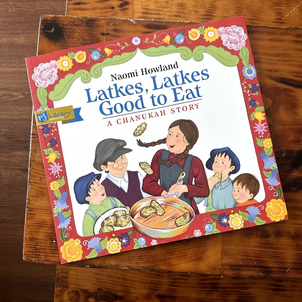Vintage 1999 PJ Library Latkes, Latkes Good To Eat A Chanukah Story Jewish Book